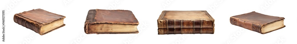 Poster set of multiple stacked rectangular objects. isolated on transparent background