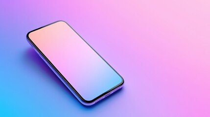 A sleek and modern phone icon displayed on a smartphone screen with a minimalistic design and vibrant background.