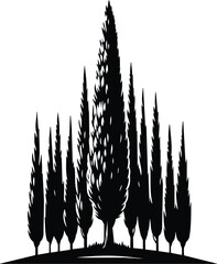 Isolated cypress design