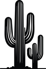 Iconic Cactus Vector