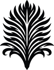 Obraz premium Stylized Palm Silhouette