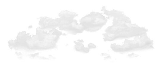 Scattered White Clouds	