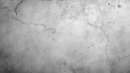Naklejka premium Detailed textured concrete surface with cracks and imperfections in grey monochrome for backgrounds