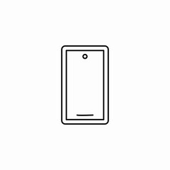mobile device icon sign vector