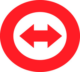 Obraz premium Logo icon, prohibition sign, background