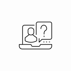 online support icon sign vector