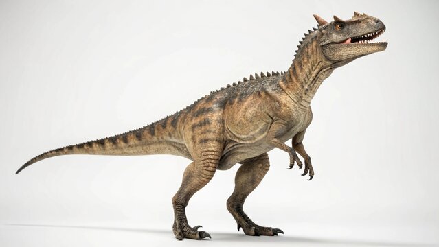 Ceratosaurus on studio background
