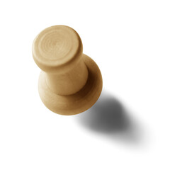 Wooden Pushpin