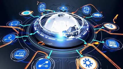 Interactive global network visualization of digital data and connectivity dynamics - Powered by Adobe