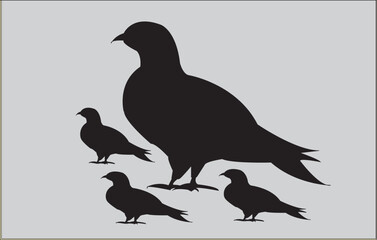 Fototapeta premium Bird Icons 02.eps