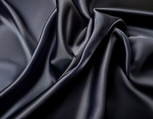 Obraz premium luxurious dark grey satin fabric texture background