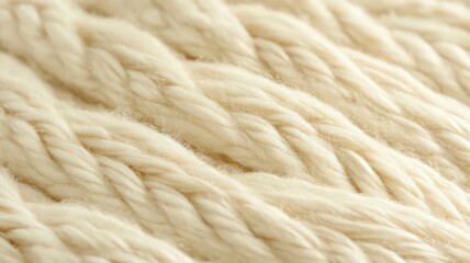 Cream Knitted Fabric Texture with Subtle Sparkle