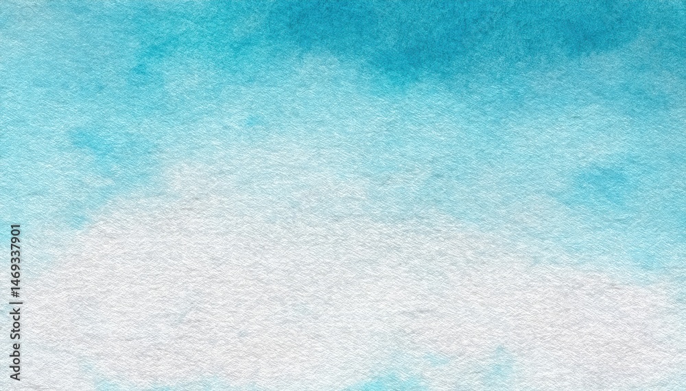 Aufkleber aqua watercolor texture on canvas for web background, branding, print design or artistic layout with
