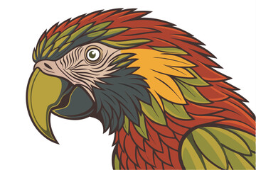 92 colorful tropical parrot, realistic, highly detailed, 8k, 3D render, studio lighting, photorealistic, illustration