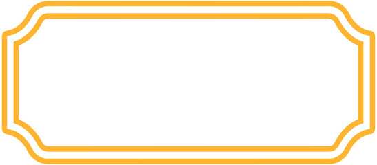 Oriental Text Frame line
