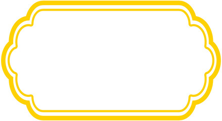 Oriental Text Frame line
