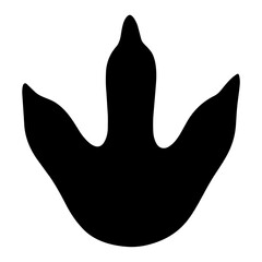 Obraz premium Dinosaur footprint