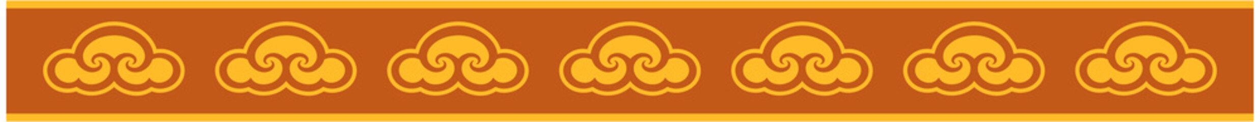 Chinese Style Ruyi Border Decoration
