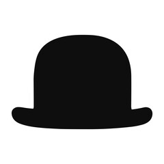 Retro hat silhouette