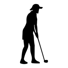 golfer silhouette