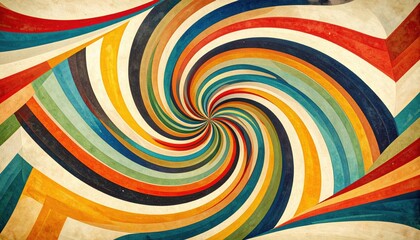 Vibrant abstract swirl art digital creation colorful design graphic illustration eye-catching movement artistic expression
