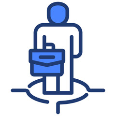 Obraz premium Job Position Icon