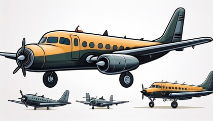Fototapeta premium airplane in the sky