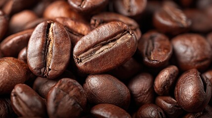 Obraz premium A stunning image of roasted Coffee Beans Background.