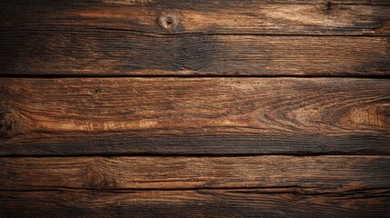 Naklejka premium A stunning image of brown old wood background, dark wooden texture.