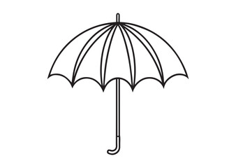 Umbrella Silhouette Vector