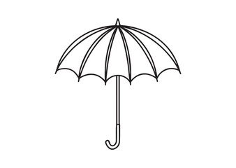 Umbrella Silhouette Vector