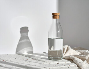 Bottle of water on the table