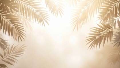 Serene nature scene featuring tropical leaves soft light atmosphere natural environment tranquil viewpoint