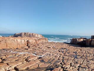 rocks and sea