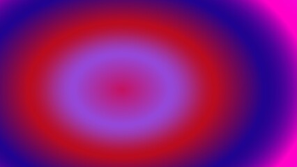 Vibrant concentric circles of red, purple, and blue gradients