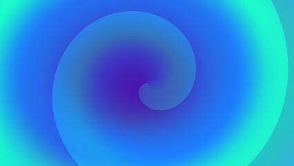 Abstract swirling gradient in teal, blue, and purple hues