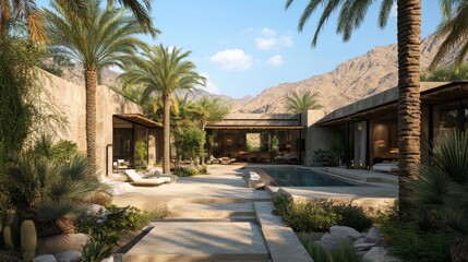 Desert Oasis Modern Home with Pool