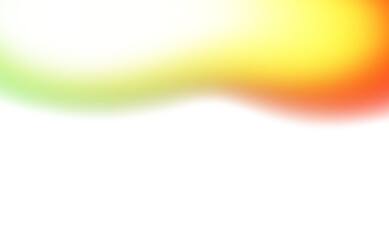 Abstract glowing color gradients shape effect on transparent background. Vibrant multicolored blurred gradient shaped effect background used for graphics use. Glowing neon colors effect, grungy.