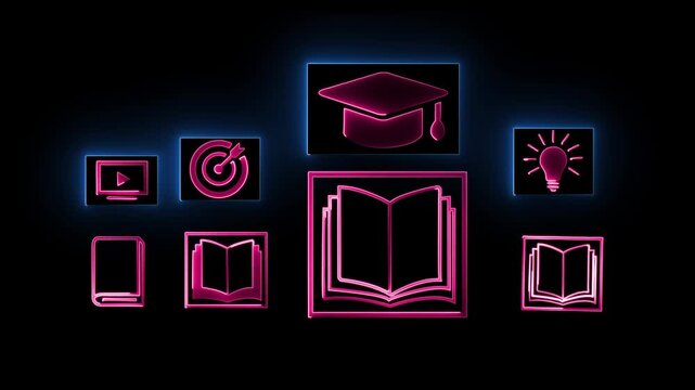 E-library and E-learning Concept, Person using laptop with virtual E-Book icons for online knowledge Base, Digital library, Access electronic books on Internet. Course education. Webinar technology.