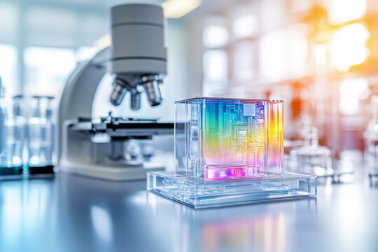 Quantum Processor Under Microscope with Colorful Optical Illumination