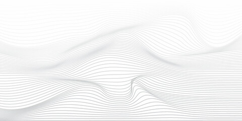 Abstract white and gray color, modern design stripes background with curve lines, wavy pattern. vector
