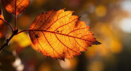 Obraz premium Autumn leaf detail