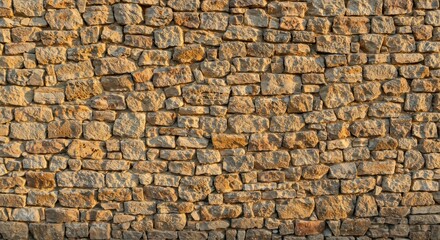 Fototapeta premium Beige stone wall texture background