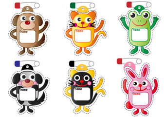 ネームプレート■動物セット