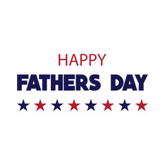 Happy Father's day calligraphy greeting card. Modern vector brush calligraphy. Happy Father's Day typography design, hand drawn lettering. Brush pen holiday lettering isolated on white background.