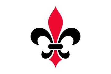 Fleur de lis symbol vector image graphic design