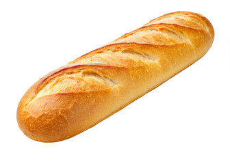Baguette isolated on a transparent background.