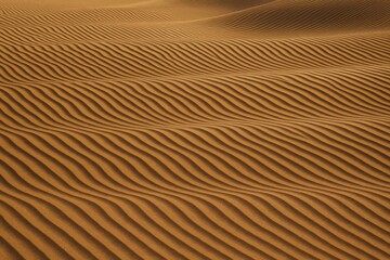 Fototapeta premium Sand dunes with perfectly repeating textures