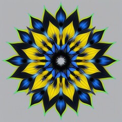 High Resolution Mandala for Print and Web