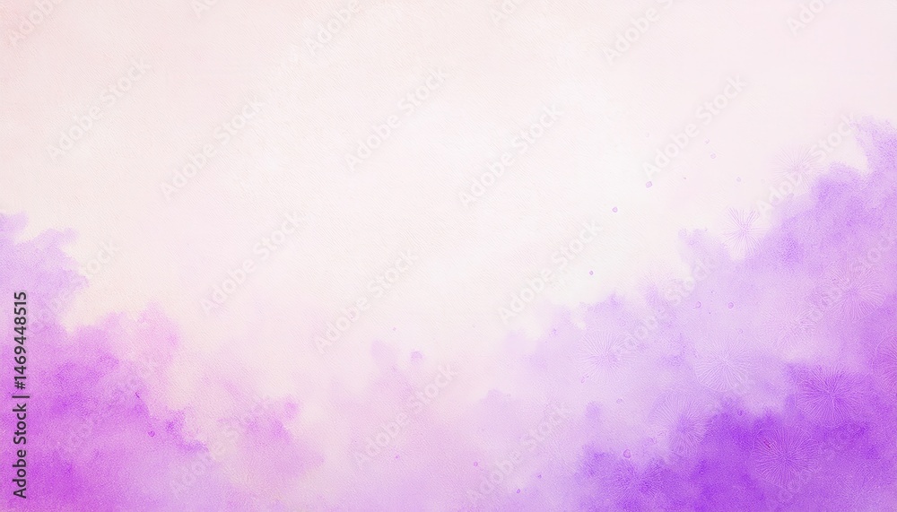 Aufkleber pastel watercolor cloudscape with pink and violet gradient texture for web design, branding, or prin